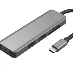 HUB USB C, HUB USB3.0, HUB do leitor de cartão e fornecimento de energia TIPO C