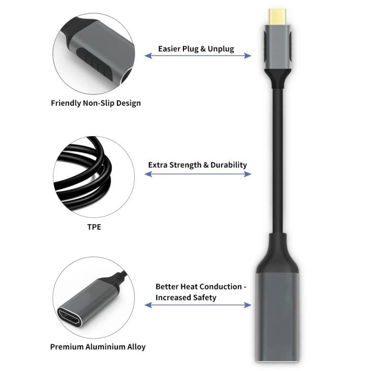 USB C To HDMI Adapter 4k@60Hz - MSLFORCE Adapter