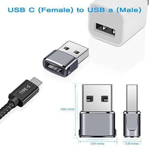 USB3.0 A To USB3.1 TYPE C Female Adapter With Key Chain