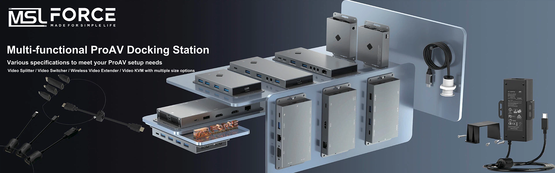 Multi-functional ProAV Docking Station