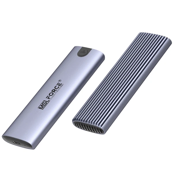 Gabinete externo SSD M.2 USB C compatível com Thunderbolt 4